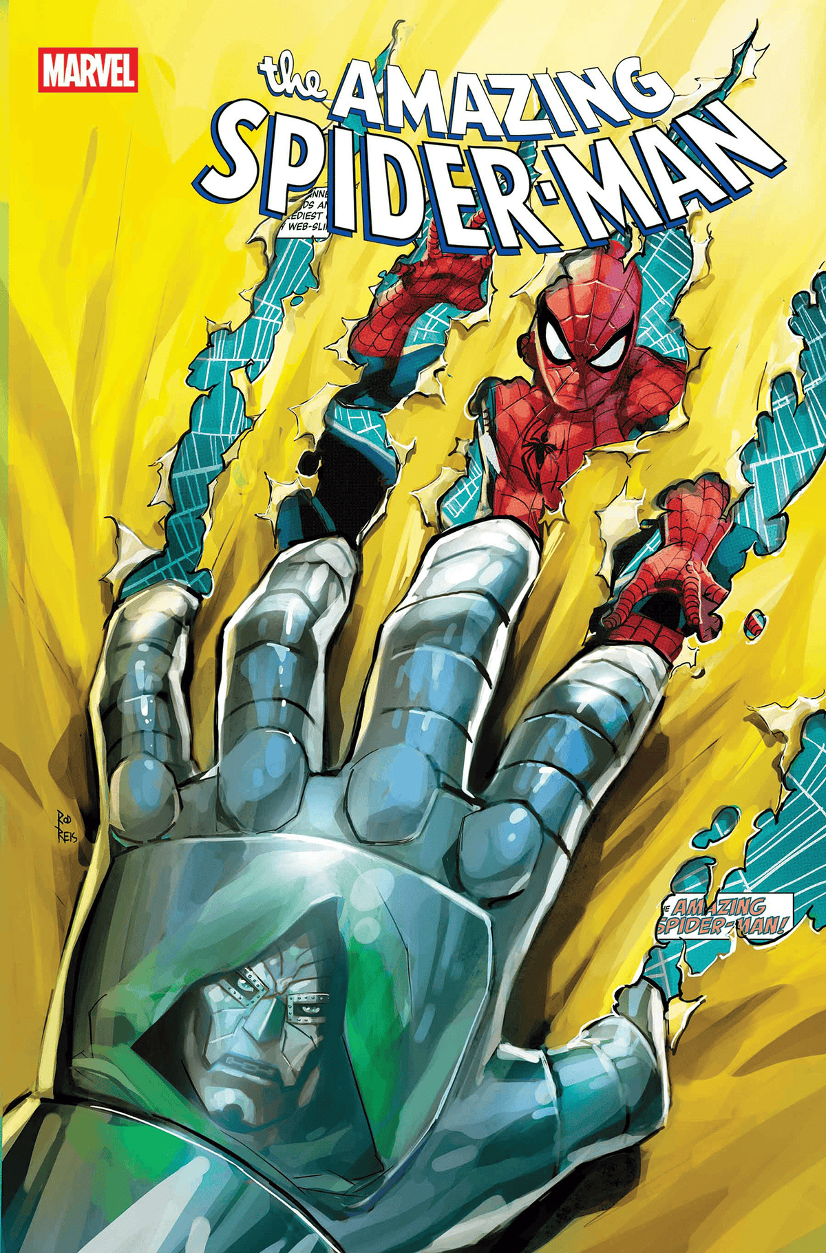 Marvel Comic Books AMAZING SPIDER-MAN #24 ROD REIS DOOM HOMAGE VARIANT [DS] 75960621001502431 PRH-75960621001502431