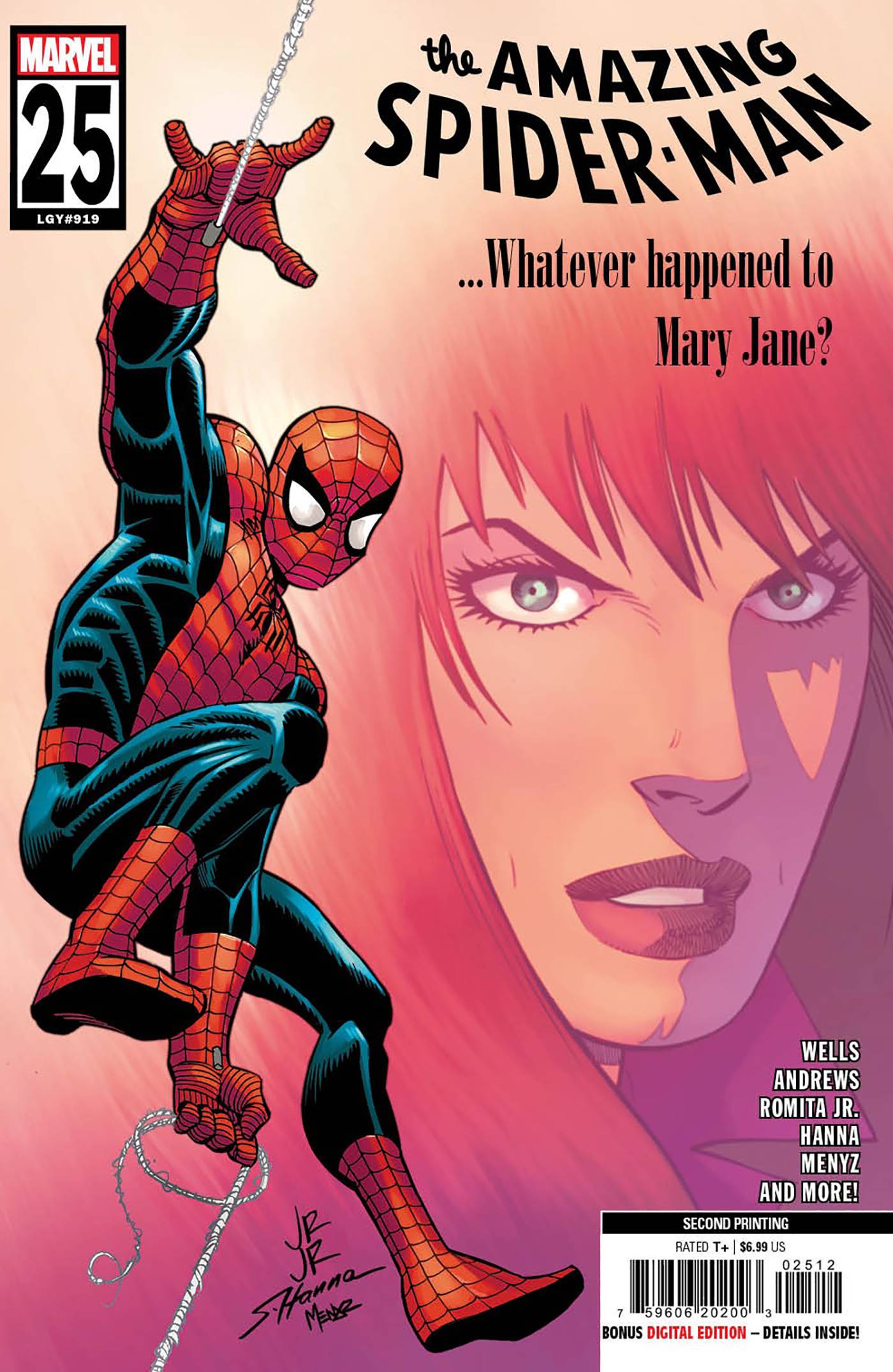 AMAZING SPIDER-MAN #25 2ND PTG JOHN ROMITA JR VAR