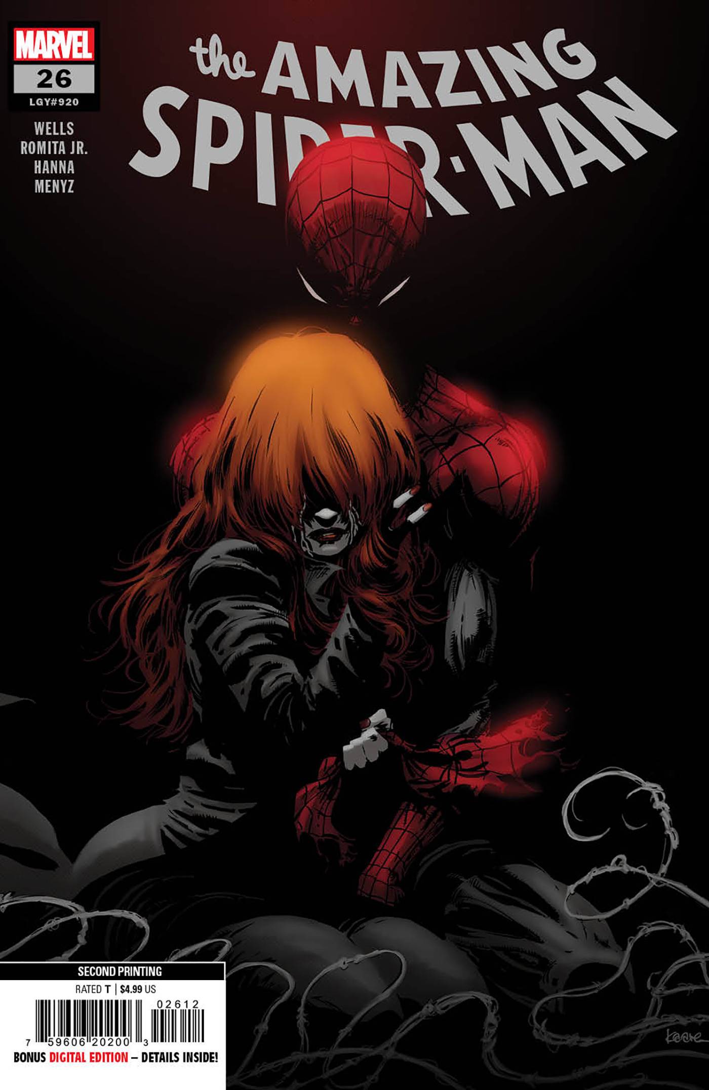 AMAZING SPIDER-MAN #26 2ND PTG KAARE ANDREWS VAR