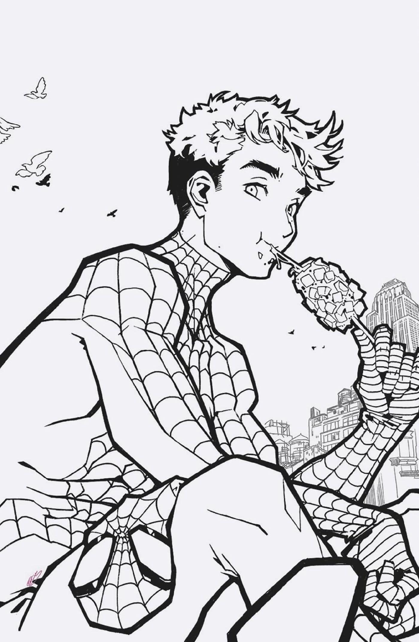 AMAZING SPIDER-MAN #3 1:25 ROSE BESCH RATIO VIRGIN 2ND PRINTING VARIANT