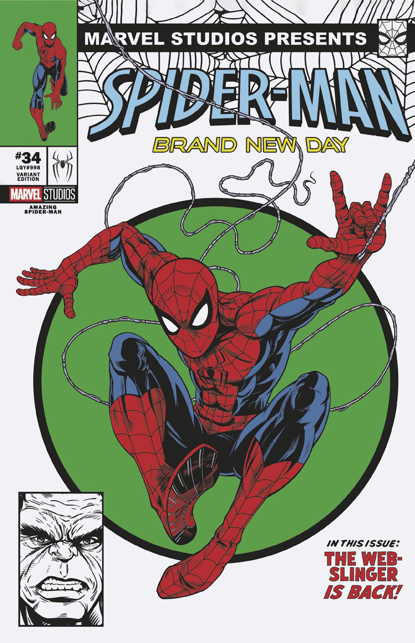 AMAZING SPIDER-MAN #34 ADAM STAFFORD SPIDER-MAN: BRAND NEW DAY MARVEL STUDIOS VARIANT (Release Date: 08/05/2026)