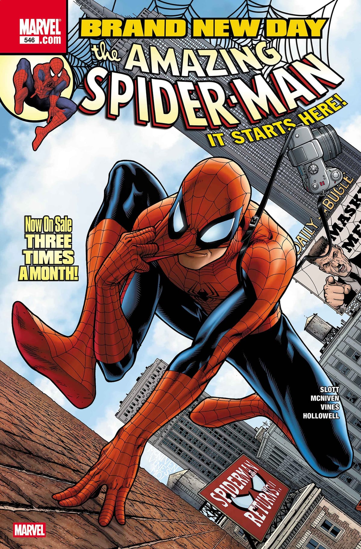 Marvel Comic Books AMAZING SPIDER-MAN #546 FACSIMILE EDITION FOIL VARIANT 75960621617854621 PRH-75960621617854621