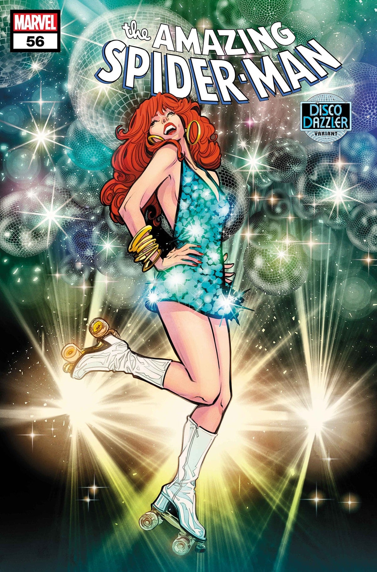 Marvel Comic Books AMAZING SPIDER-MAN #56 JOELLE JONES DISCO DAZZLER VARIANT 75960620200305631 PRH-75960620200305631