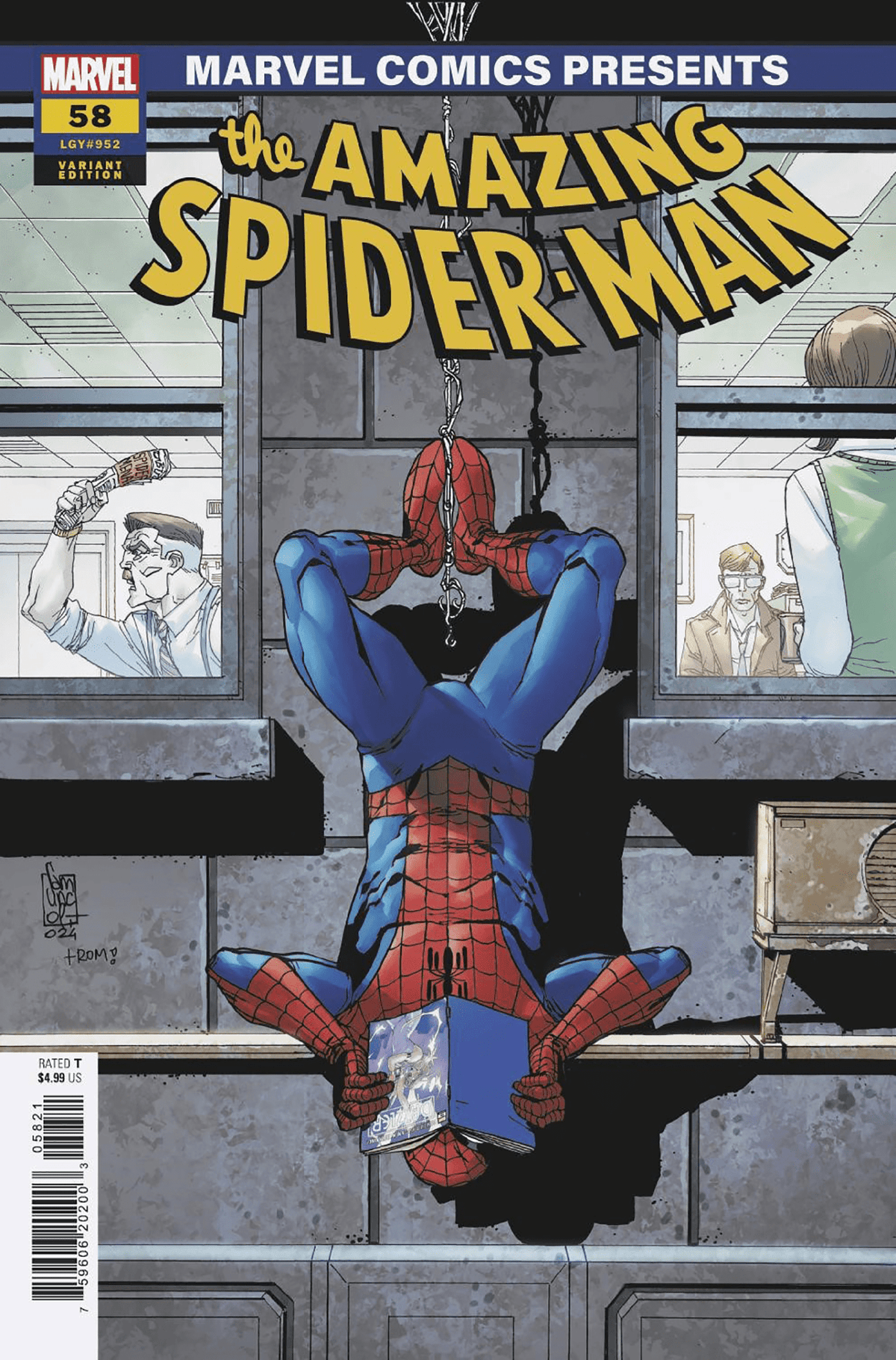 Marvel Comic Books AMAZING SPIDER-MAN #58 GIUSEPPE CAMUNCOLI MARVEL COMICS PRESENTS VARIANT 75960620200305821 PRH-75960620200305821