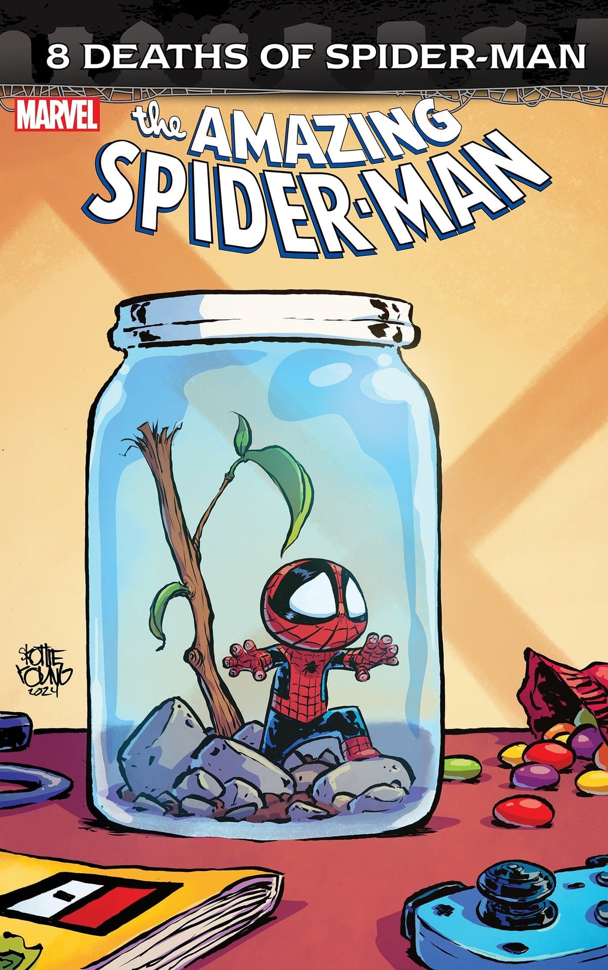 Marvel Comic Books AMAZING SPIDER-MAN #65 SKOTTIE YOUNG 8 DEATHS OF SPIDER-MAN VARIANT 75960620200306521 PRH-75960620200306521