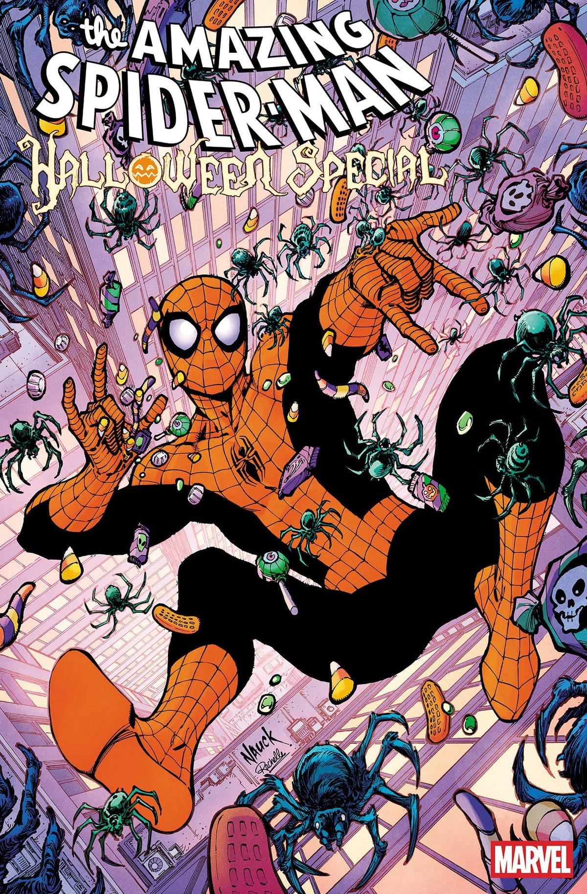 Marvel Comic Books AMAZING SPIDER-MAN: HALLOWEEN SPECIAL #1 TODD NAUCK VARIANT (Release Date: 10/21/2026) 75960621760100131 PRH-75960621760100131