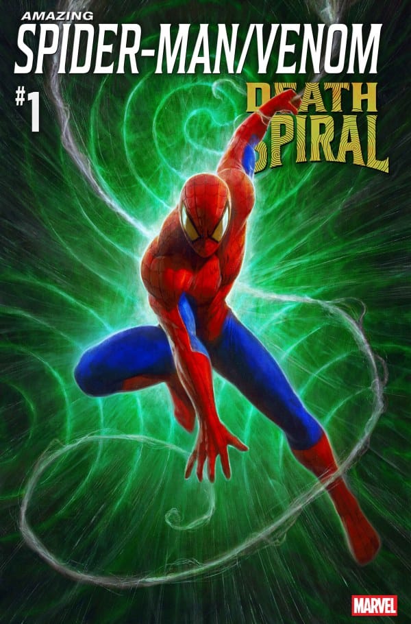 Marvel Comic Books AMAZING SPIDER-MAN/VENOM: DEATH SPIRAL #1 DAVE RAPOZA SPIDER-MAN VARIANT [DS] 75960621542300131 PRH-75960621542300131