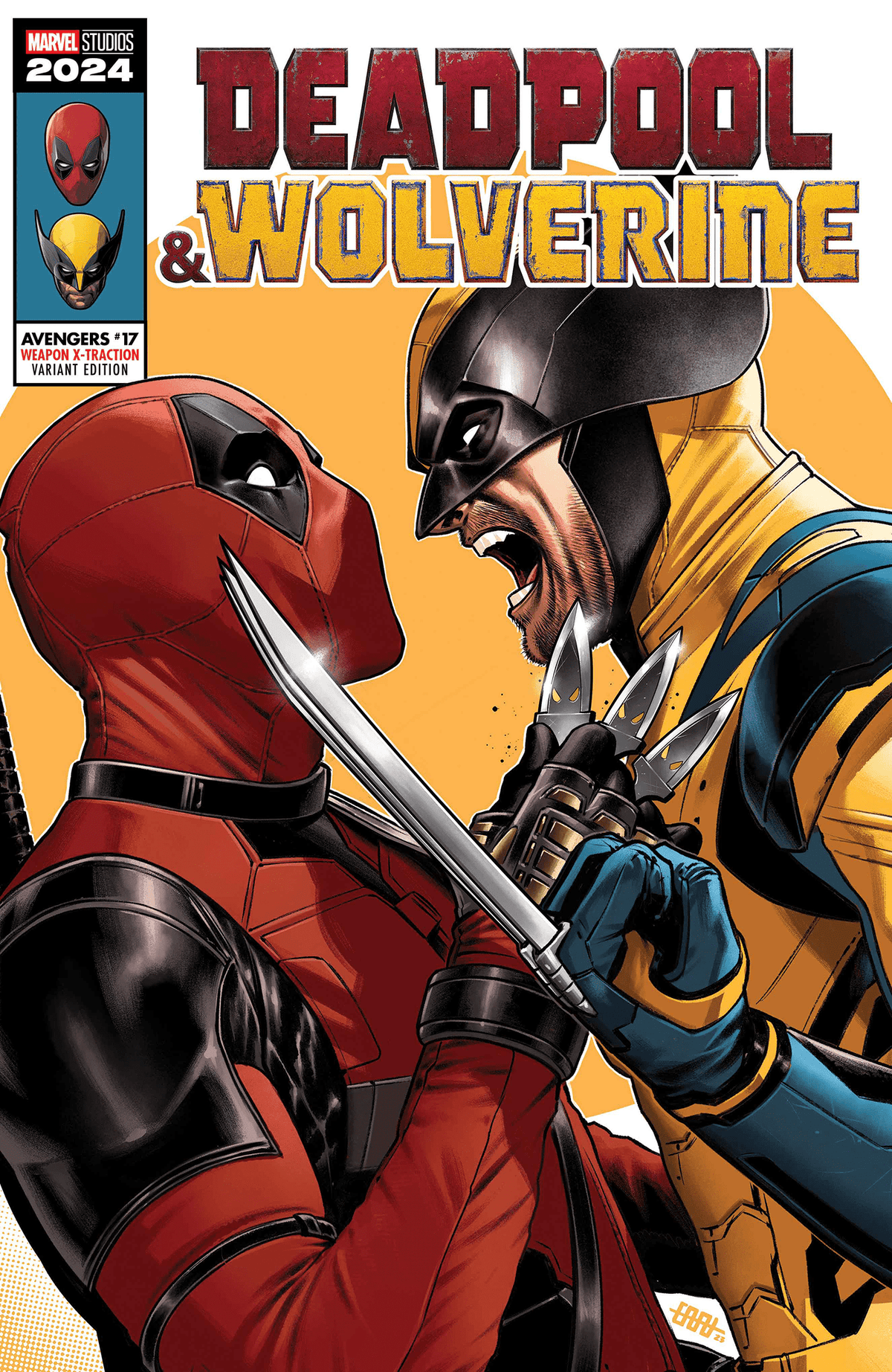 AVENGERS #17 CAFU DEADPOOL & WOLVERINE WEAPON X-TRACTION VARIANT [DPWX]