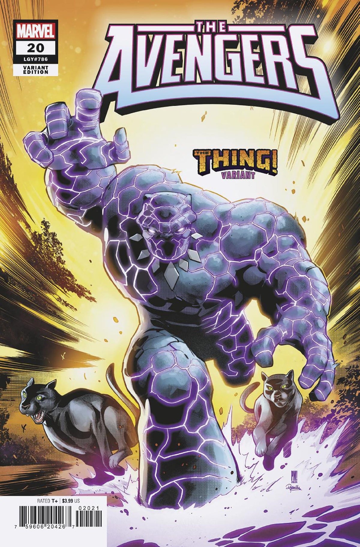 Marvel Comic Books AVENGERS #20 PACO MEDINA THE THING! VARIANT 75960620426702021 PRH-75960620426702021