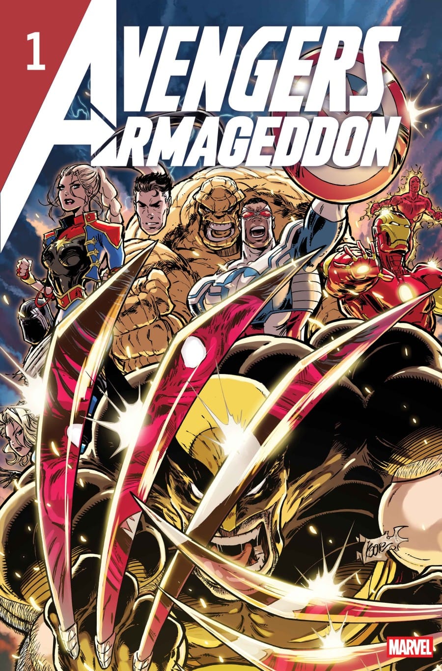 Marvel Comic Books AVENGERS: ARMAGEDDON #1 KAARE ANDREWS FOIL VARIANT 75960621563800121 PRH-75960621563800121