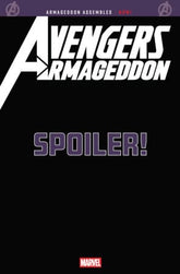 Marvel Comic Books AVENGERS: ARMAGEDDON #1 MARCO CHECCHETTO SPOILER VARIANT 75960621563800161 PRH-75960621563800161
