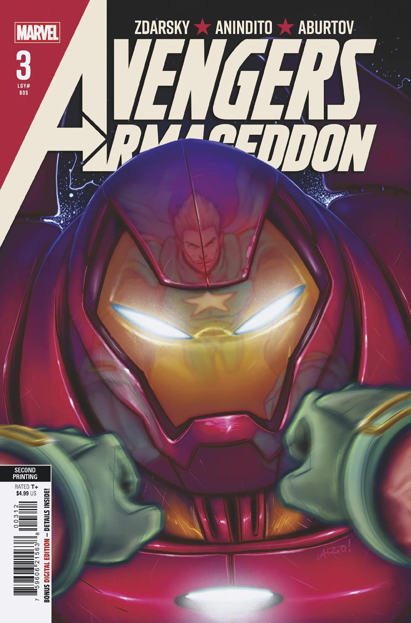 AVENGERS: ARMAGEDDON #3 ARIO ANINDITO 2ND PRINTING VARIANT (Release Date: 09/30/2026)