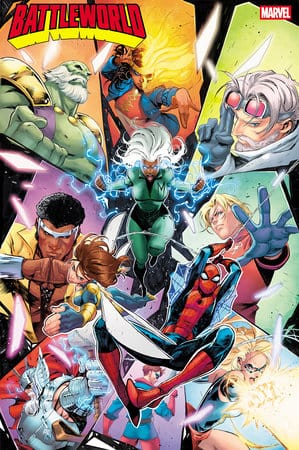 Marvel Comic Books BATTLEWORLD #1 IBAN COELLO FOIL VARIANT 75960621324500151 PRH-75960621324500151