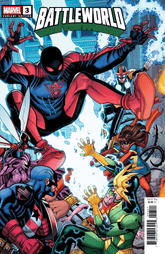 Marvel Comic Books BATTLEWORLD #3 NICK BRADSHAW 5-PART CONNECTING VARIANT C 75960621324500321 PRH-75960621324500321