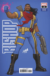 Marvel Comic Books BISHOP #2 DAVID NAKAYAMA COLOR BLOCK BLUE VARIANT 75960621447100221 PRH-75960621447100221