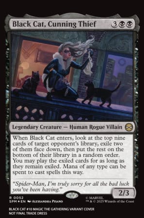Marvel Comic Books BLACK CAT #10 ALESSANDRA PISANO MAGIC: THE GATHERING VARIANT 75960621252101031 PRH-75960621252101031