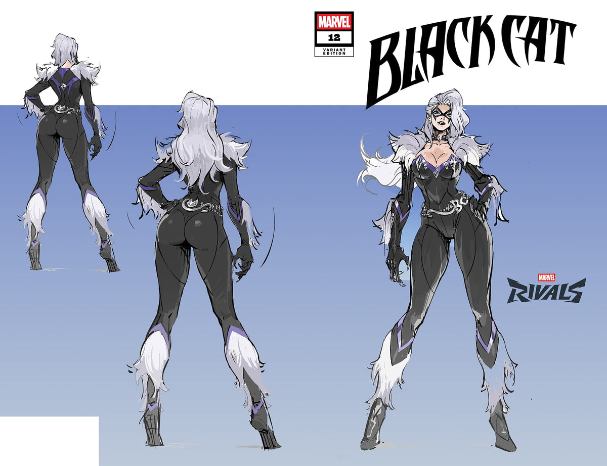 Marvel Comic Books BLACK CAT #12 NETEASE GAMES MARVEL RIVALS WRAPAROUND VARIANT 75960621252101241 PRH-75960621252101241