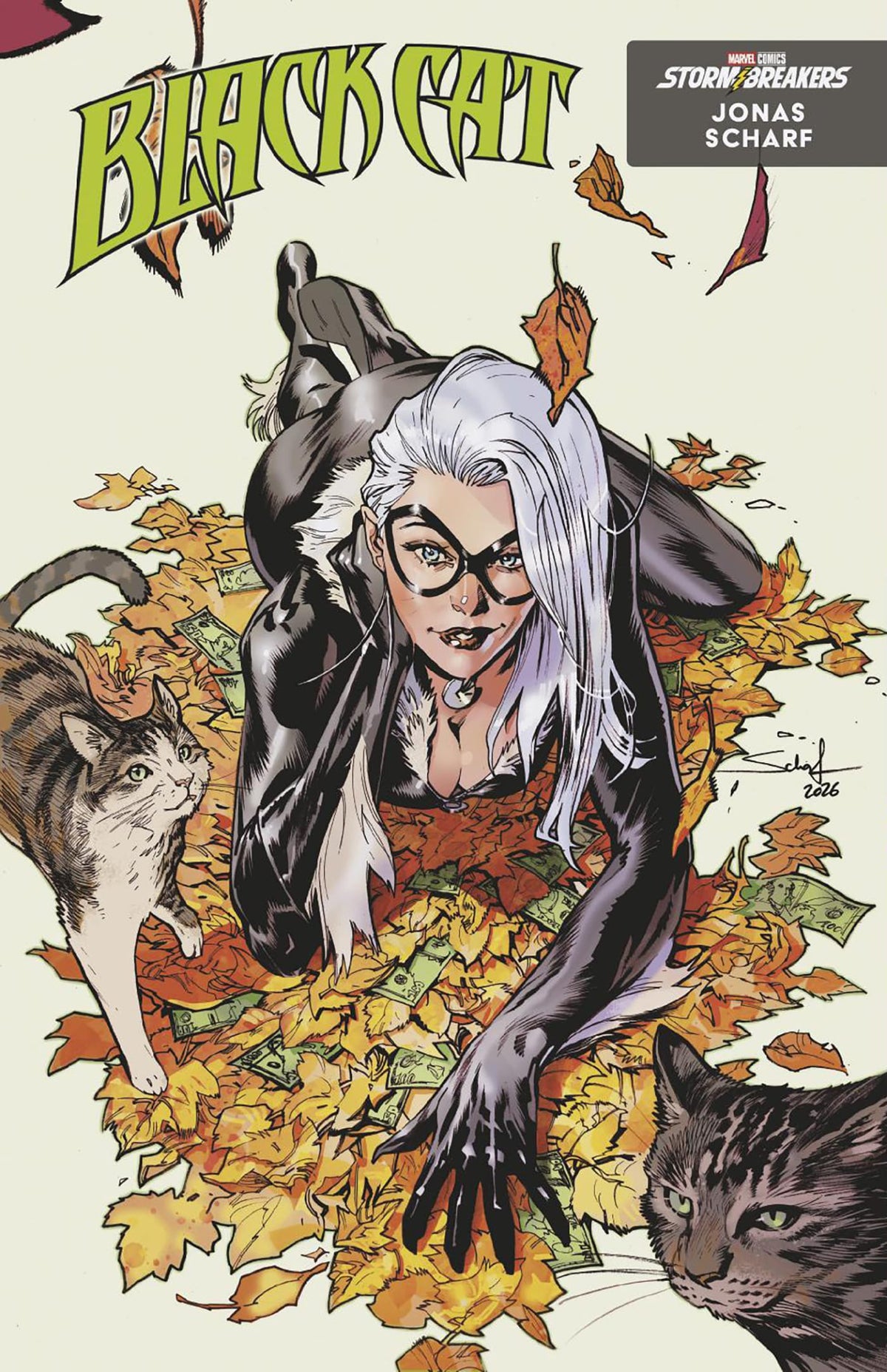 Marvel Comic Books BLACK CAT #14 JONAS SCHARF FALL FANTASIES VARIANT [QIB] (Release Date: 09/09/2026) 75960621252101421 PRH-75960621252101421