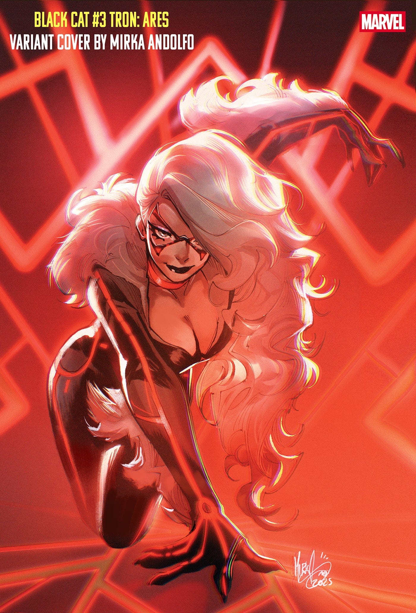 BLACK CAT #3 MIRKA ANDOLFO TRON: ARES VARIANT