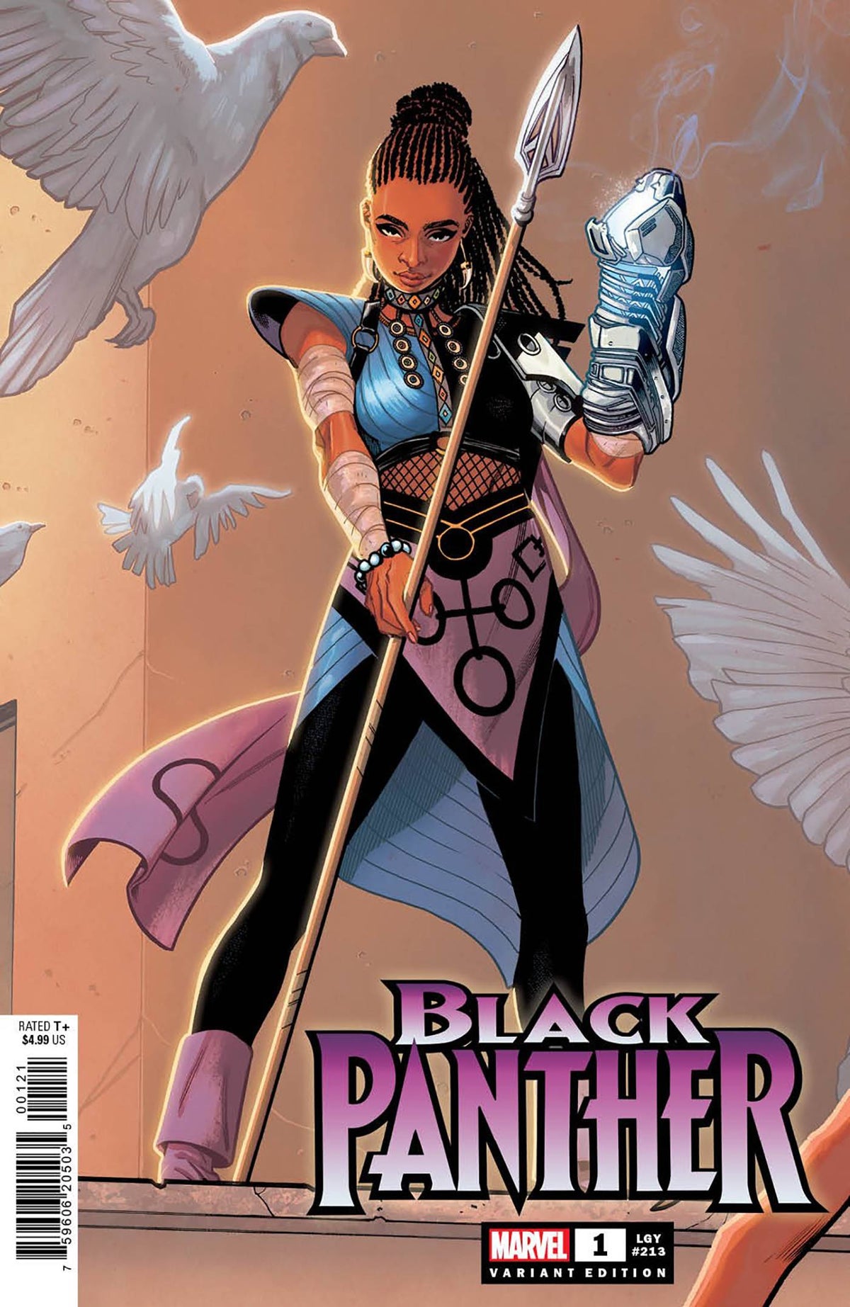 BLACK PANTHER #1 ELENA CASAGRANDE WOMEN OF MARVEL VAR