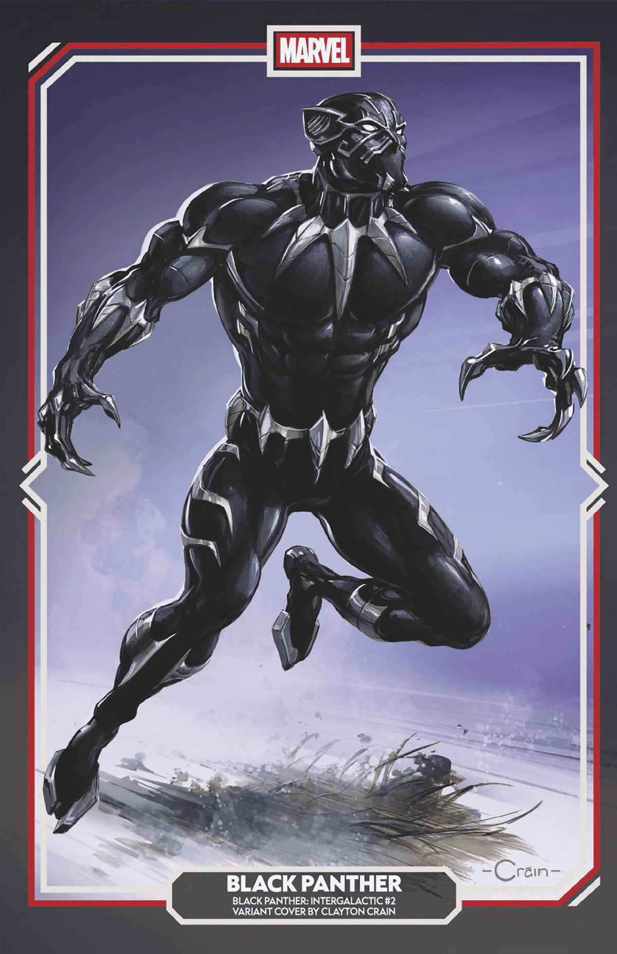 Marvel Comic Books BLACK PANTHER: INTERGALACTIC #2 CLAYTON CRAIN VARIANT 75960621245300221 PRH-75960621245300221