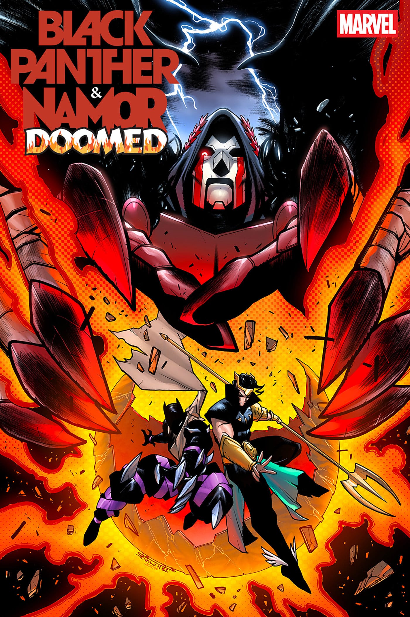 BLACK PANTHER/NAMOR: DOOMED #2 STEFANO NESI VARIANT (Release Date: 10/28/2026)