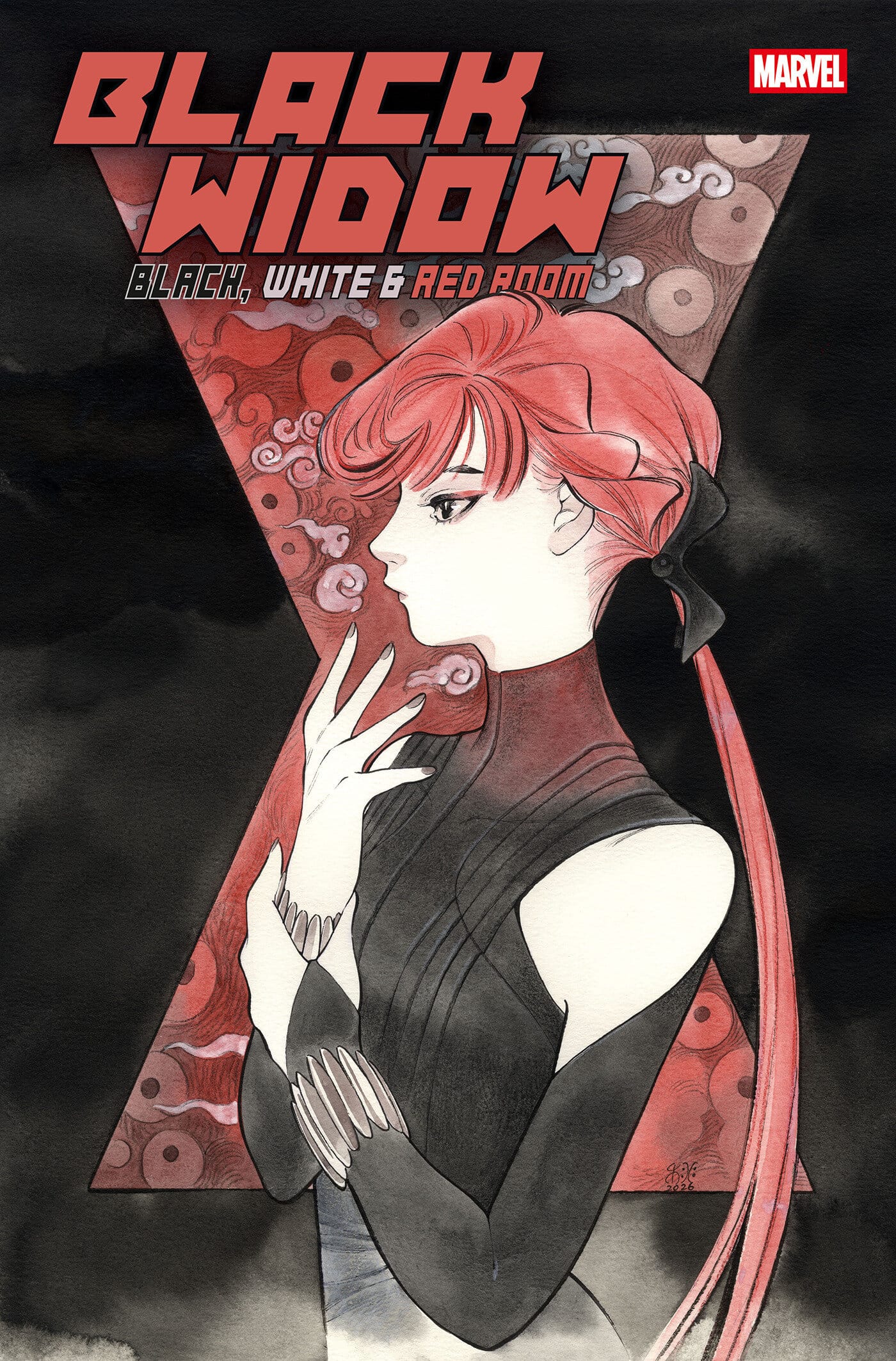 BLACK WIDOW: BLACK, WHITE & RED ROOM #2 COVER B PEACH MOMOKO RED ROOM VARIANT (Release Date: 01/20/2027)