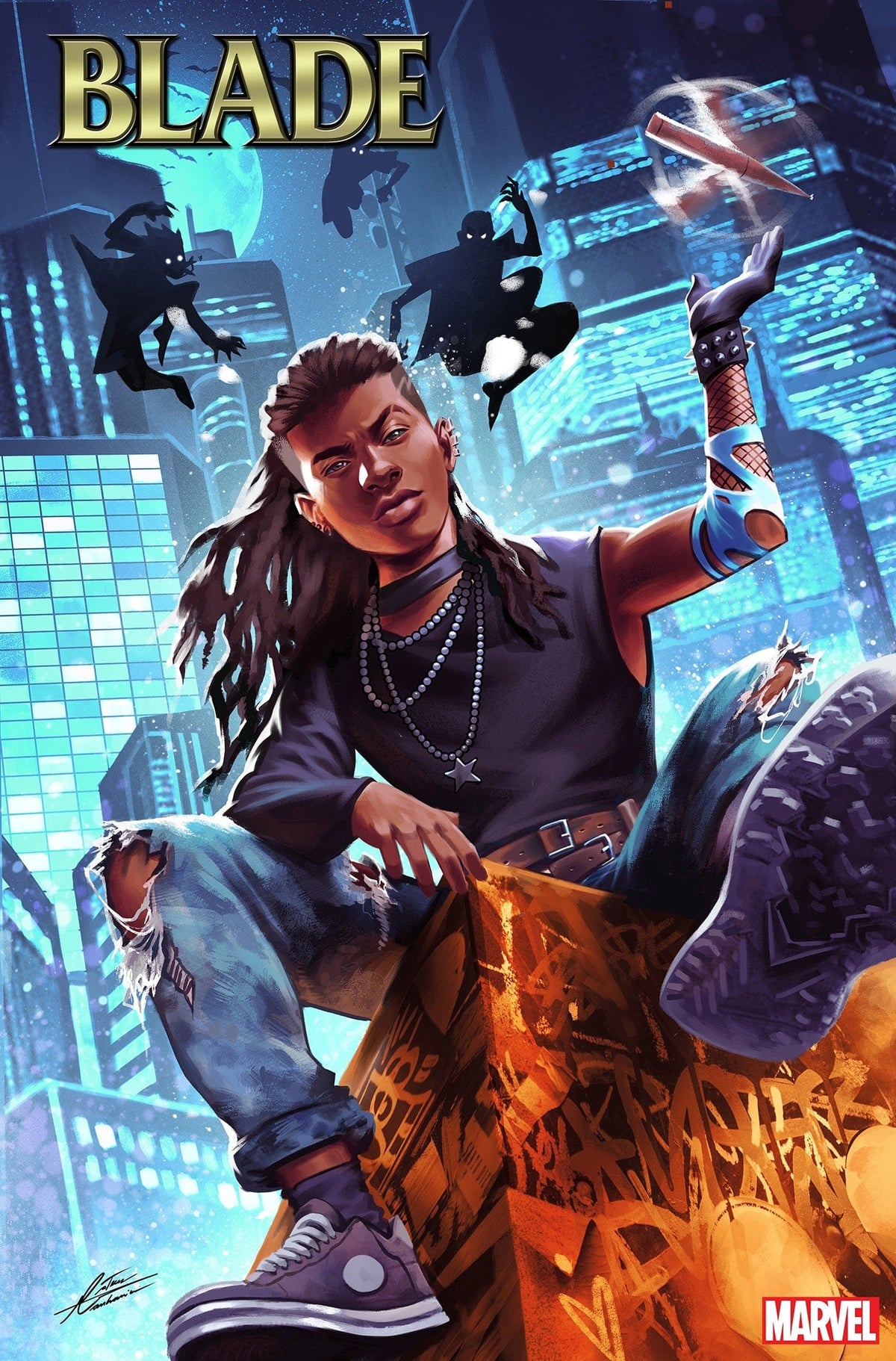 Marvel PRH Comic Books BLADE #4 MATEUS MANHANINI NEW CHAMPIONS VAR 75960620585100431 AUG230876