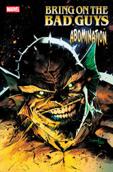 Marvel Comic Books BRING ON THE BAD GUYS: ABOMINATION #1 JONAS SCHARF VARIANT 75960621185200141 PRH-75960621185200141