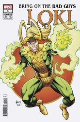 Marvel Comic Books BRING ON THE BAD GUYS: LOKI #1 TODD NAUCK ICONIC VARIANT 75960621186900151 PRH-75960621186900151