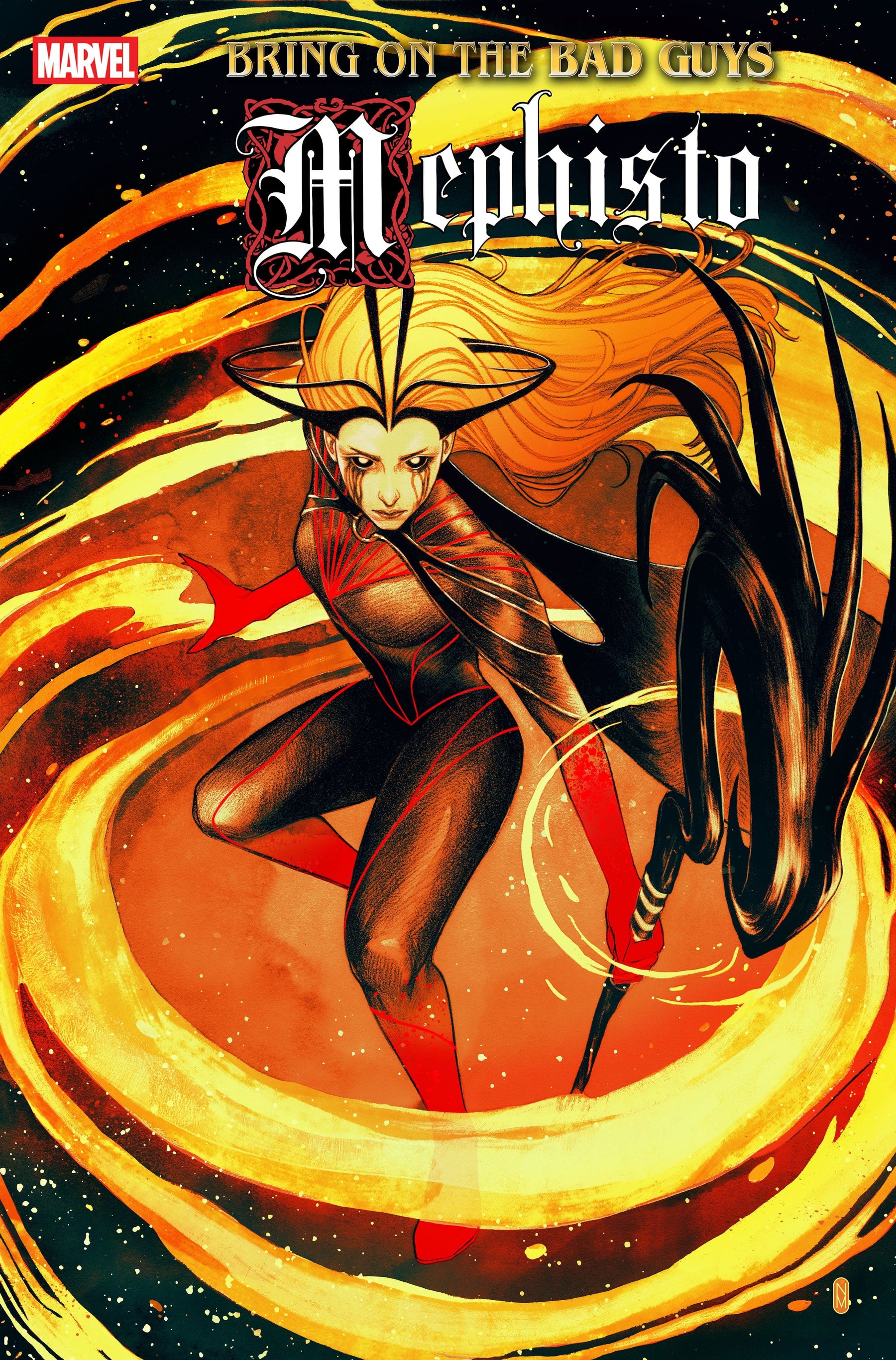 BRING ON THE BAD GUYS: MEPHISTO #1 NIMIT MALAVIA SISTER SORROW VARIANT