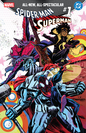 MARVEL/DC: SPIDER-MAN/SUPERMAN #1 FELIX COMIC ART EXCLUSIVE SET
