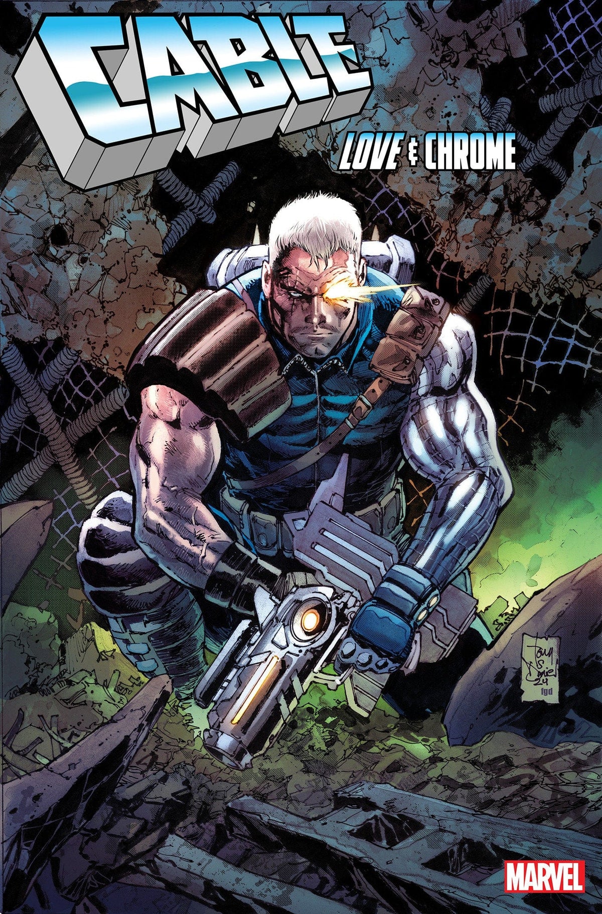 Marvel Comic Books CABLE: LOVE AND CHROME #2 TONY DANIEL VARIANT 75960621035000231 PRH-75960621035000231