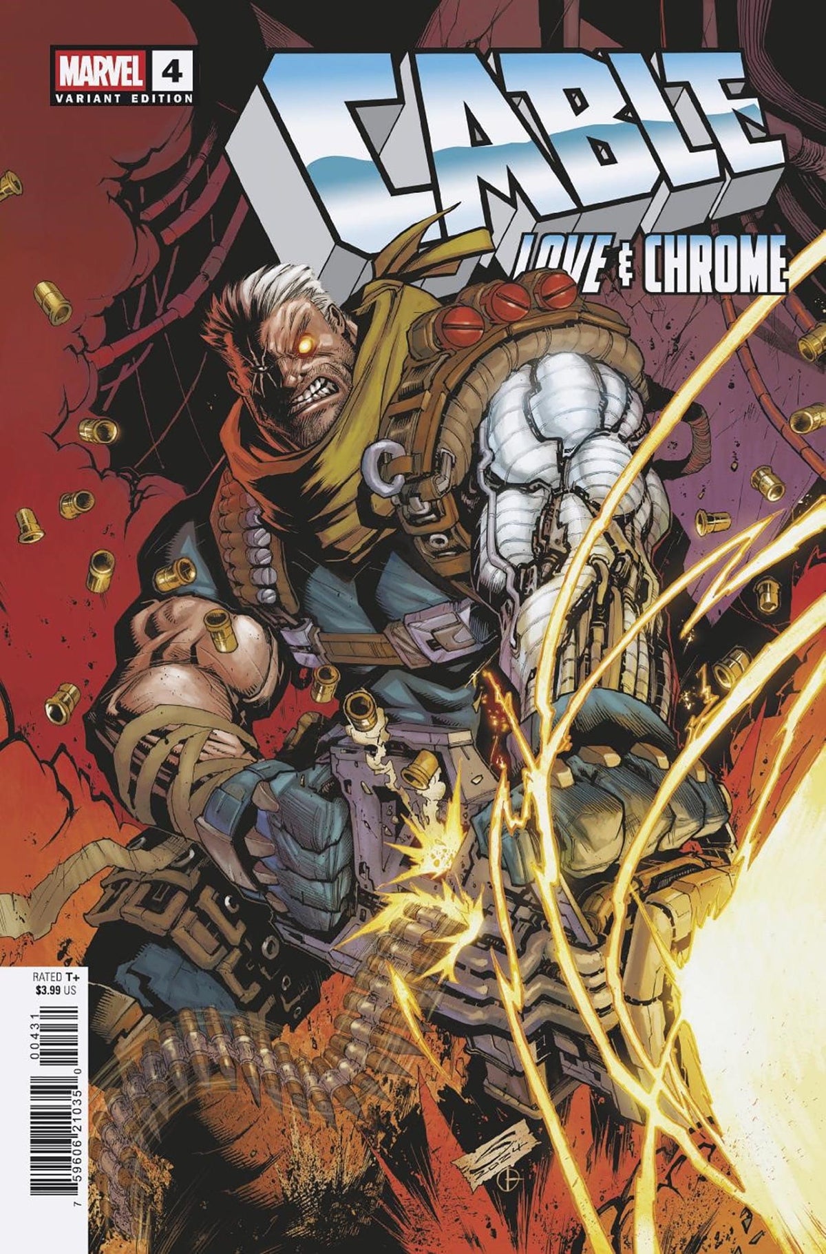 Marvel Comic Books CABLE: LOVE AND CHROME #4 GERARDO SANDOVAL VARIANT 75960621035000431 PRH-75960621035000431
