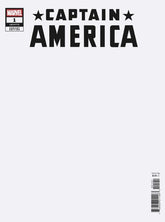 Marvel Comic Books CAPTAIN AMERICA #1 BLANK COVER VARIANT 75960621146300141 PRH-75960621146300141