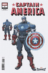 Marvel Comic Books CAPTAIN AMERICA #1 NETEASE GAMES MARVEL RIVALS VARIANT 75960621146300181 PRH-75960621146300181
