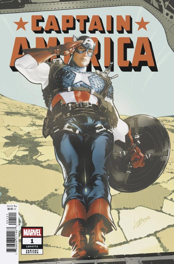 Marvel Comic Books CAPTAIN AMERICA #1 PABLO VILLALOBOS VARIANT 75960621146300121 PRH-75960621146300121