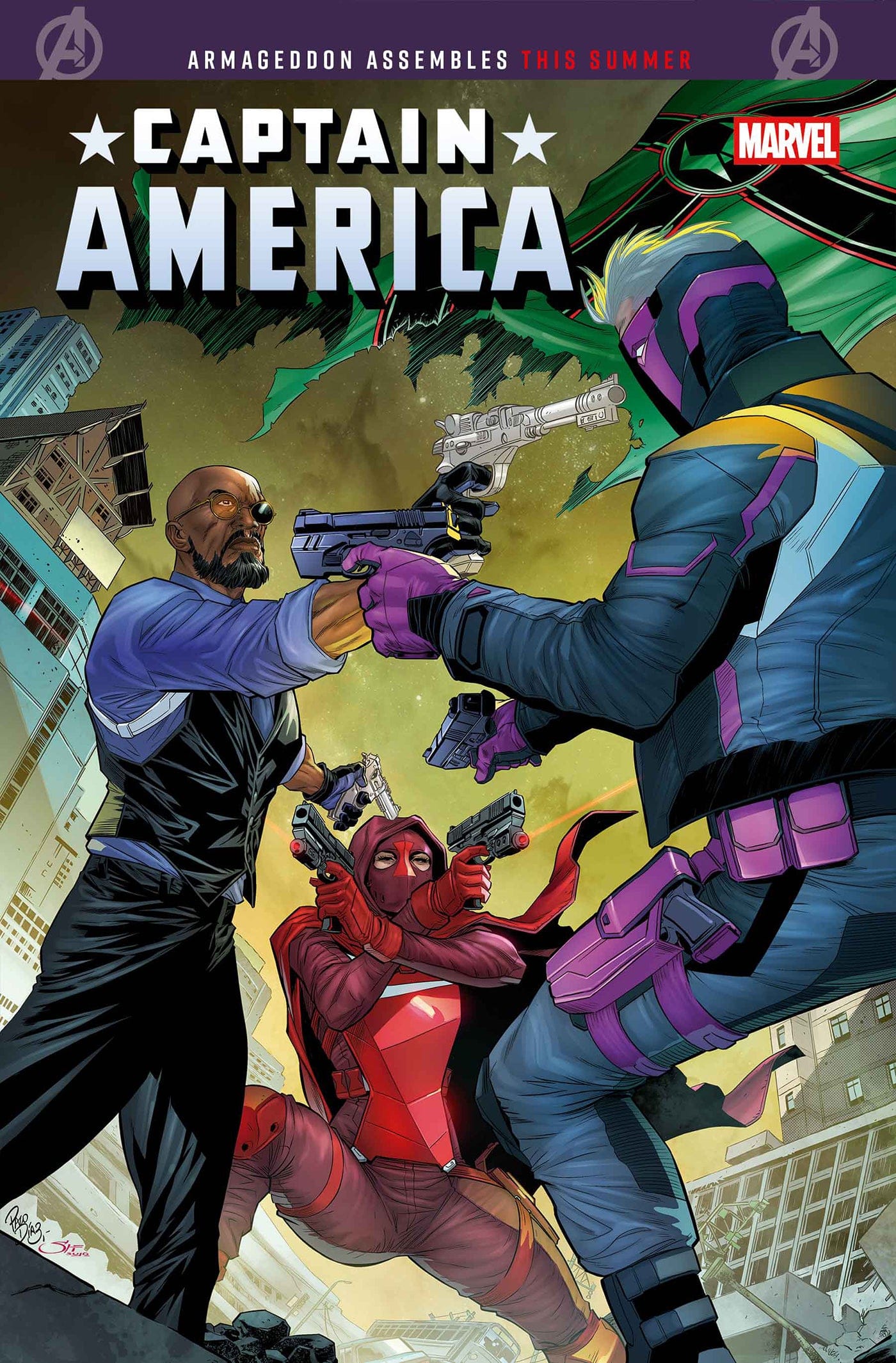 CAPTAIN AMERICA #10 PACO DIAZ VARIANT