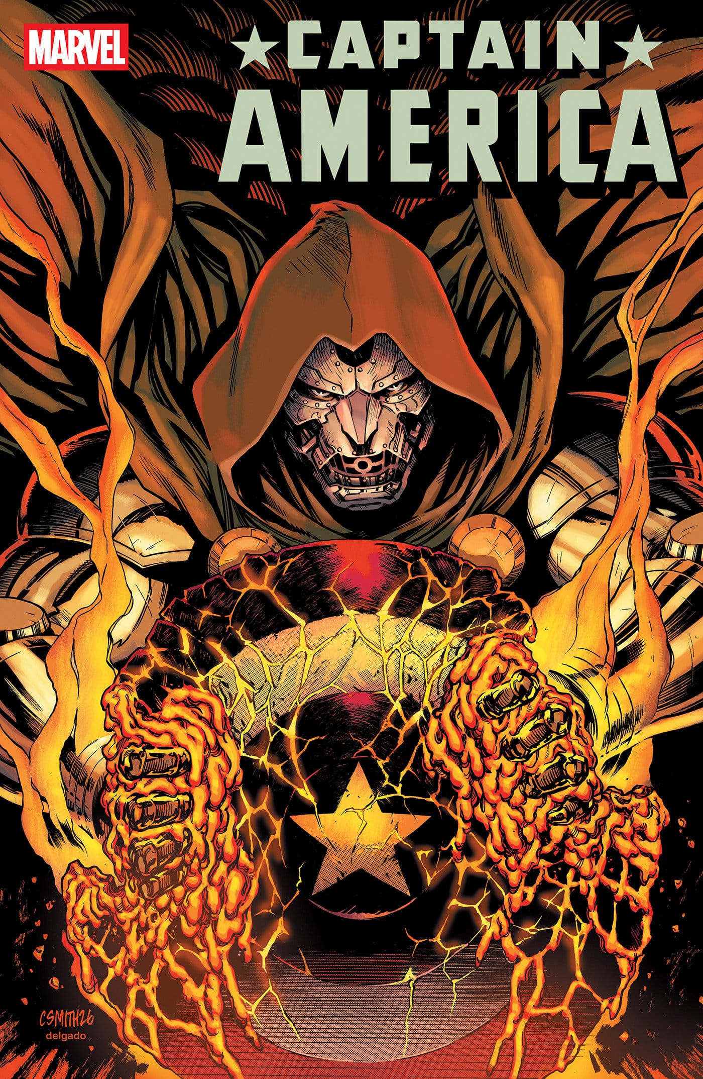 CAPTAIN AMERICA #12 CORY SMITH 2ND PRINTING VARIANT [ARM] (Release Date: 09/30/2026)