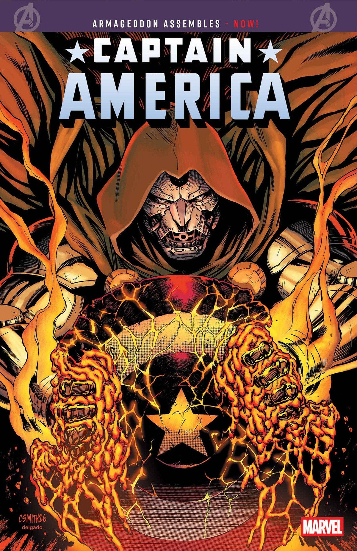 Marvel Comic Books CAPTAIN AMERICA #12 CORY SMITH VARIANT [ARM] 75960621146301241 PRH-75960621146301241