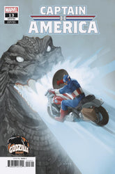 Marvel Comic Books CAPTAIN AMERICA #13 PHIL NOTO GODZILLA VARIANT 75960620740401321 PRH-75960620740401321