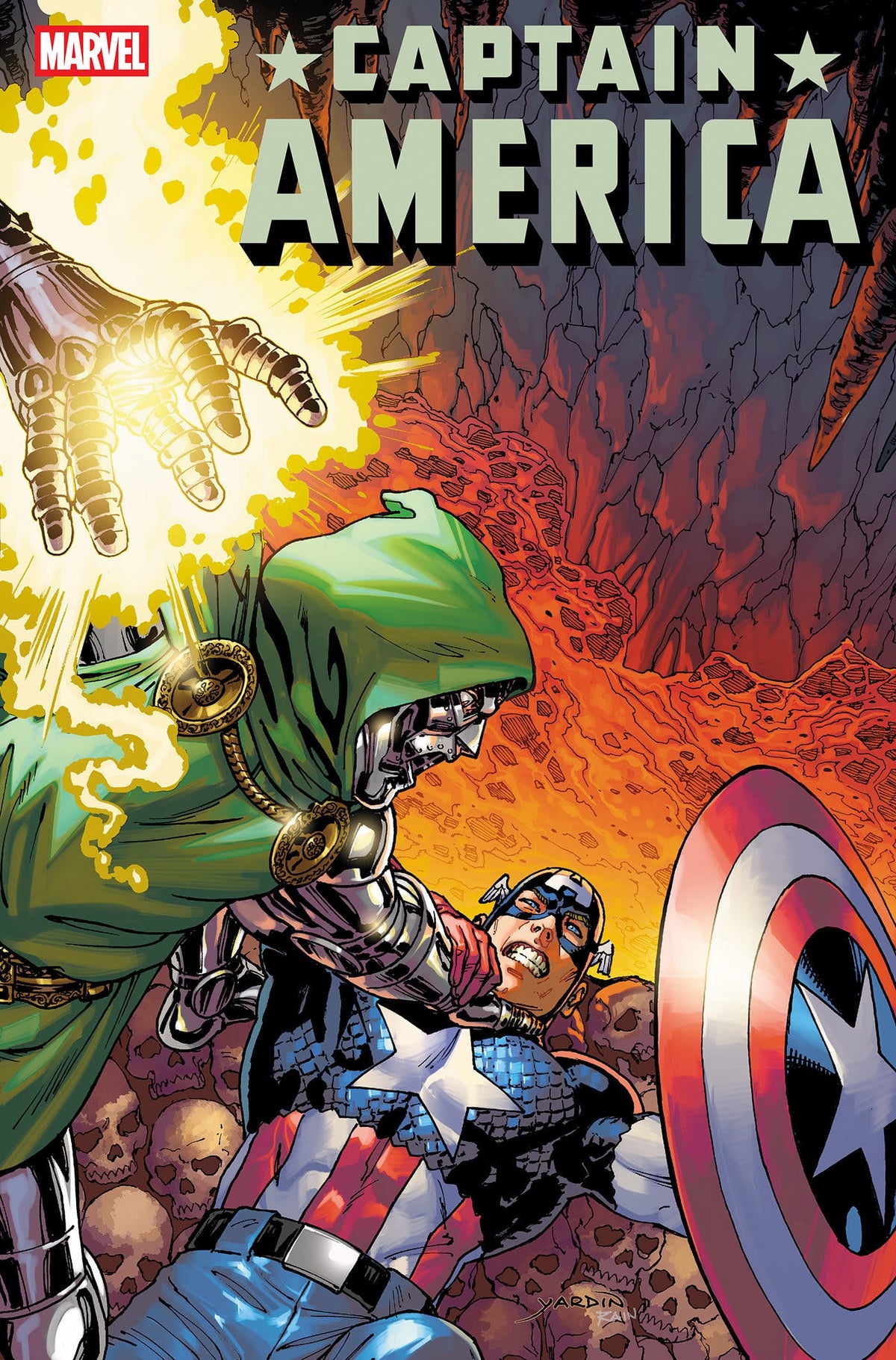 Marvel Comic Books CAPTAIN AMERICA #14 DAVID YARDIN 2ND PRINTING VARIANT [ARM] (Release Date: 09/30/2026) 75960621146301412 PRH-75960621146301412