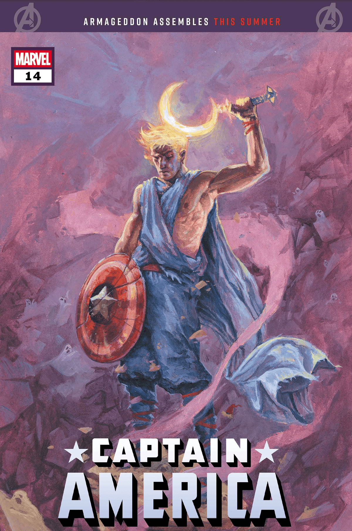 Marvel Comic Books CAPTAIN AMERICA #14 DOMENICO CAVA VARIANT [ARM] (Release Date: 08/05/2026) 75960621146301451 PRH-75960621146301451