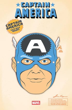 Marvel Comic Books CAPTAIN AMERICA #3 RETRO HALLOWEEN MASK VARIANT 75960621146300341 PRH-75960621146300341