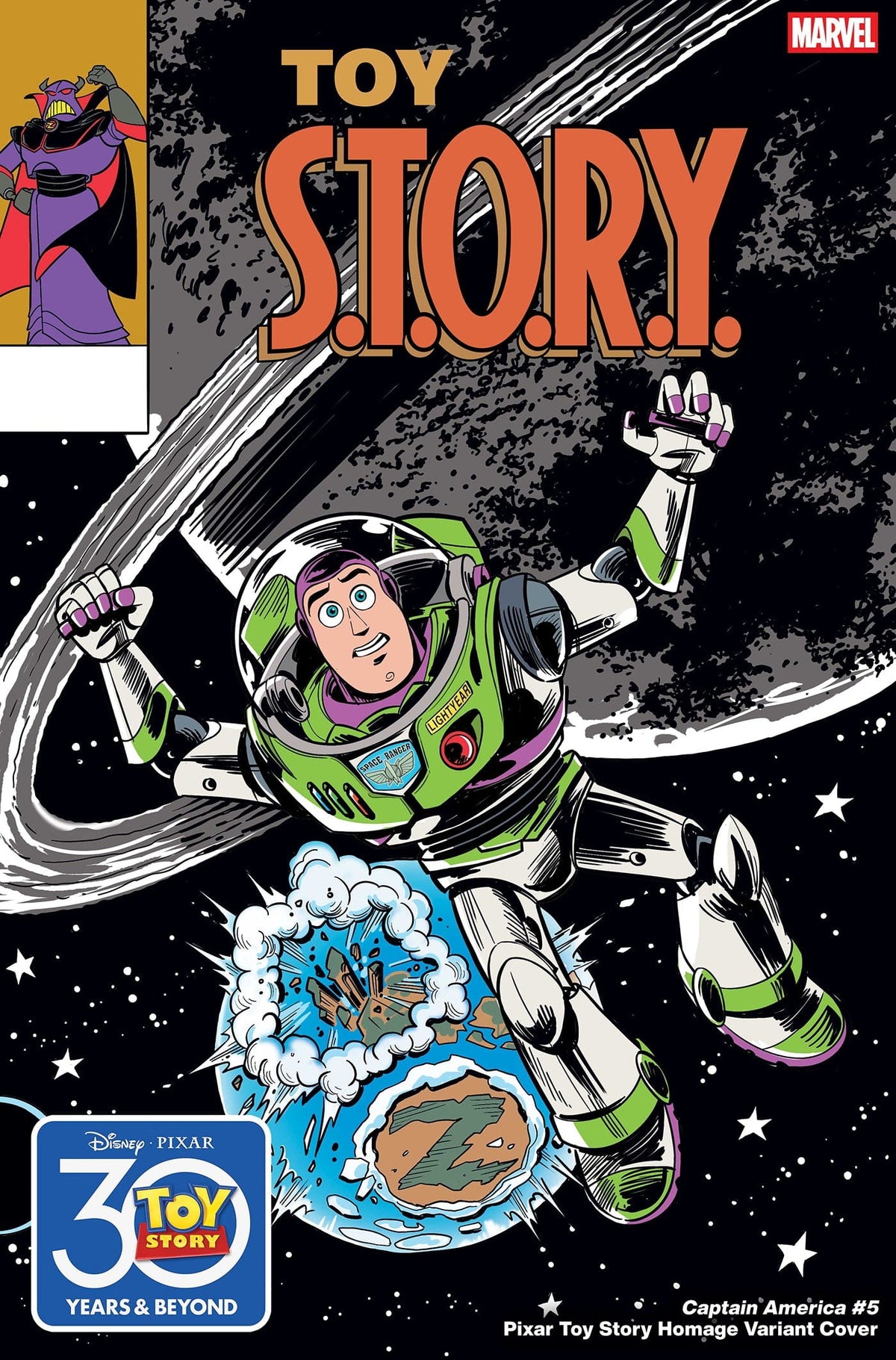 Marvel Comic Books CAPTAIN AMERICA #5 MARCO FORCELLONI PIXAR TOY STORY HOMAGE VARIANT 75960621146300571 PRH-75960621146300571