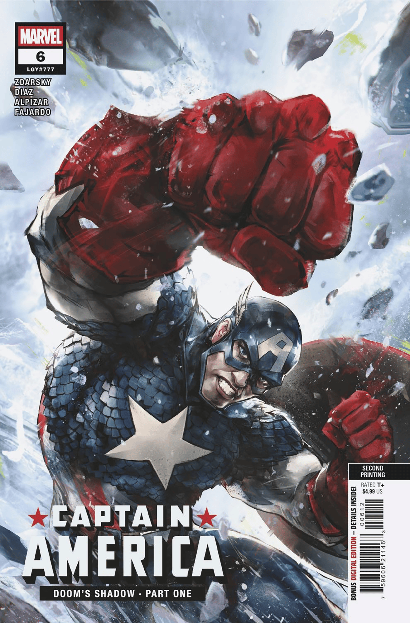 CAPTAIN AMERICA #6 IVAN TAO 2ND PRINTING VARIANT