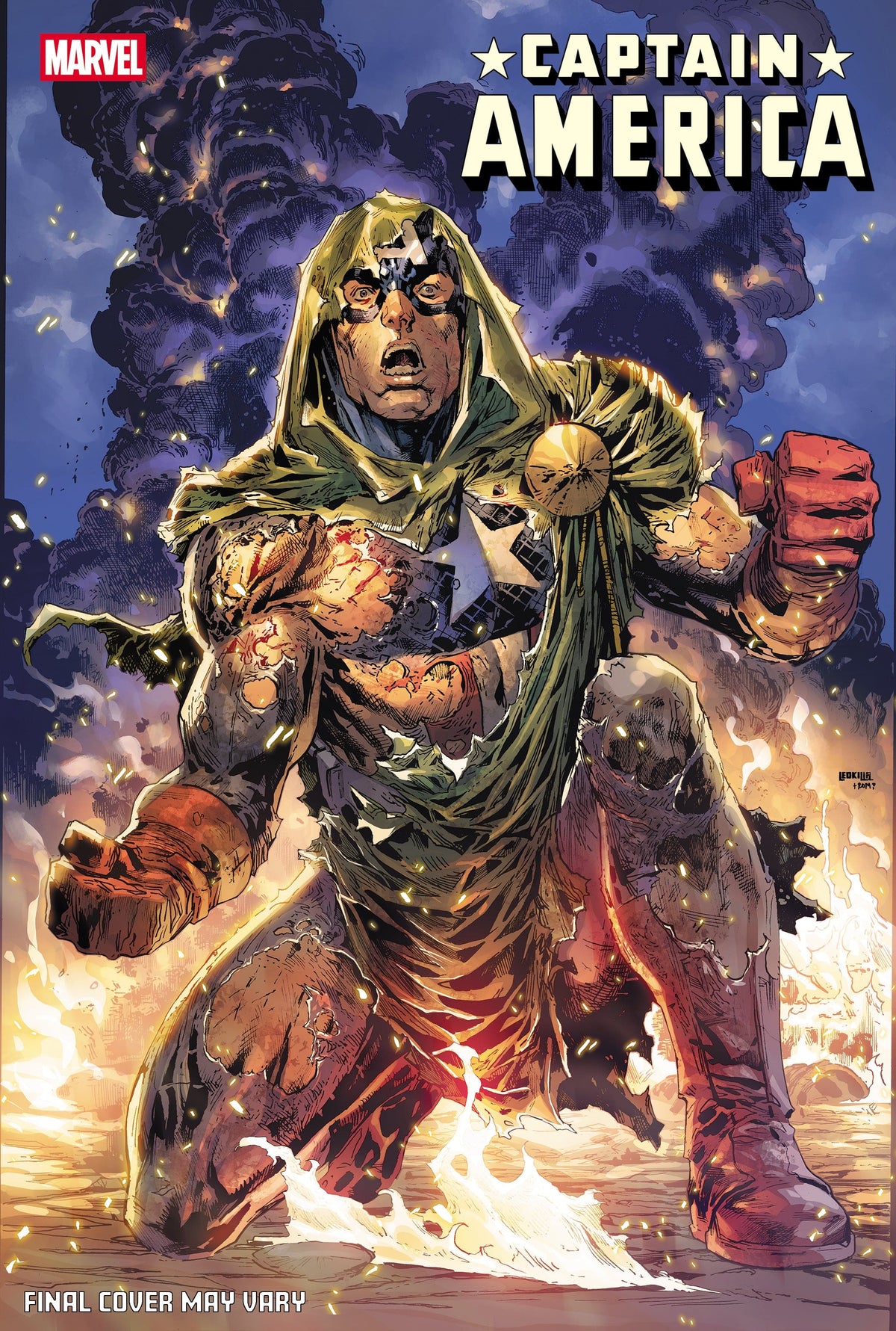Marvel Comic Books CAPTAIN AMERICA #8 KEN LASHLEY DOOM HOMAGE VARIANT 75960621146300841 PRH-75960621146300841