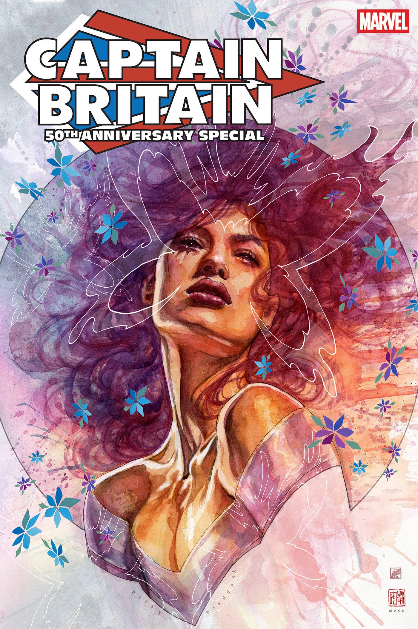 CAPTAIN BRITAIN 50TH ANNIVERSARY SPECIAL #1 DAVID MACK VARIANT (Release Date: 10/14/2026)