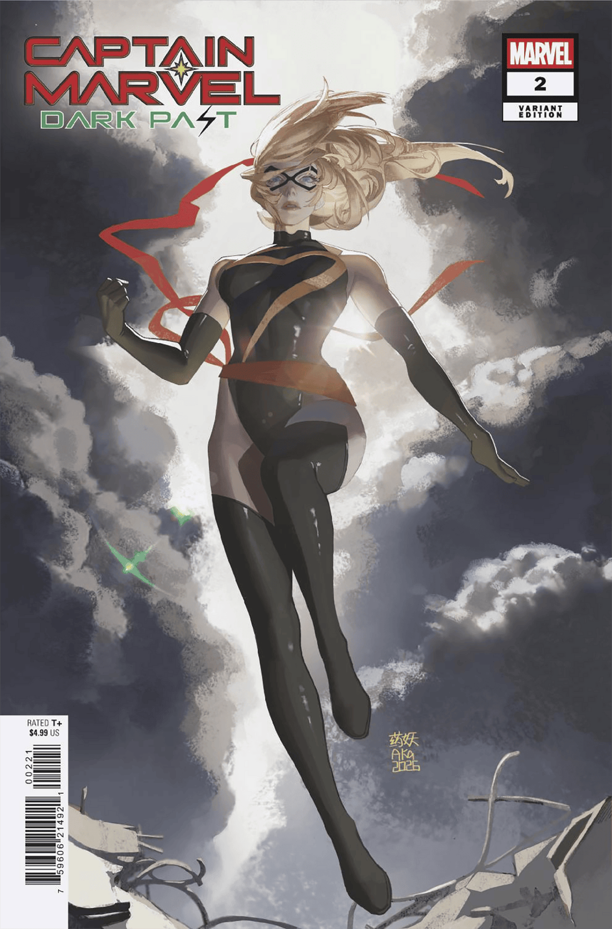 Marvel Comic Books CAPTAIN MARVEL: DARK PAST #2 AKA MS. MARVEL VARIANT 75960621492100221 PRH-75960621492100221