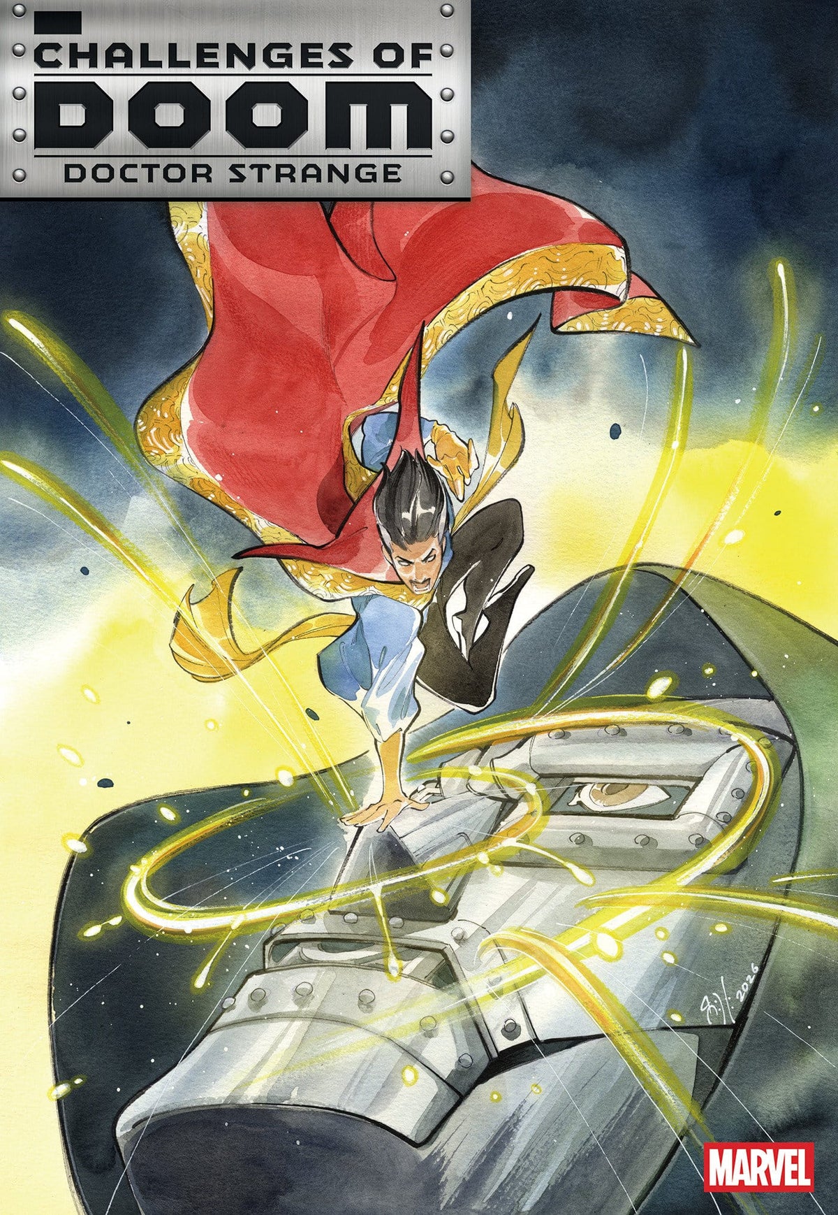 Marvel Comic Books CHALLENGES OF DOOM: DOCTOR STRANGE #1 PEACH MOMOKO VARIANT (Release Date: 11/04/2026) 75960621690100131 PRH-75960621690100131